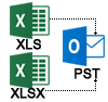 Export Excel Contact data to Outlook PST file